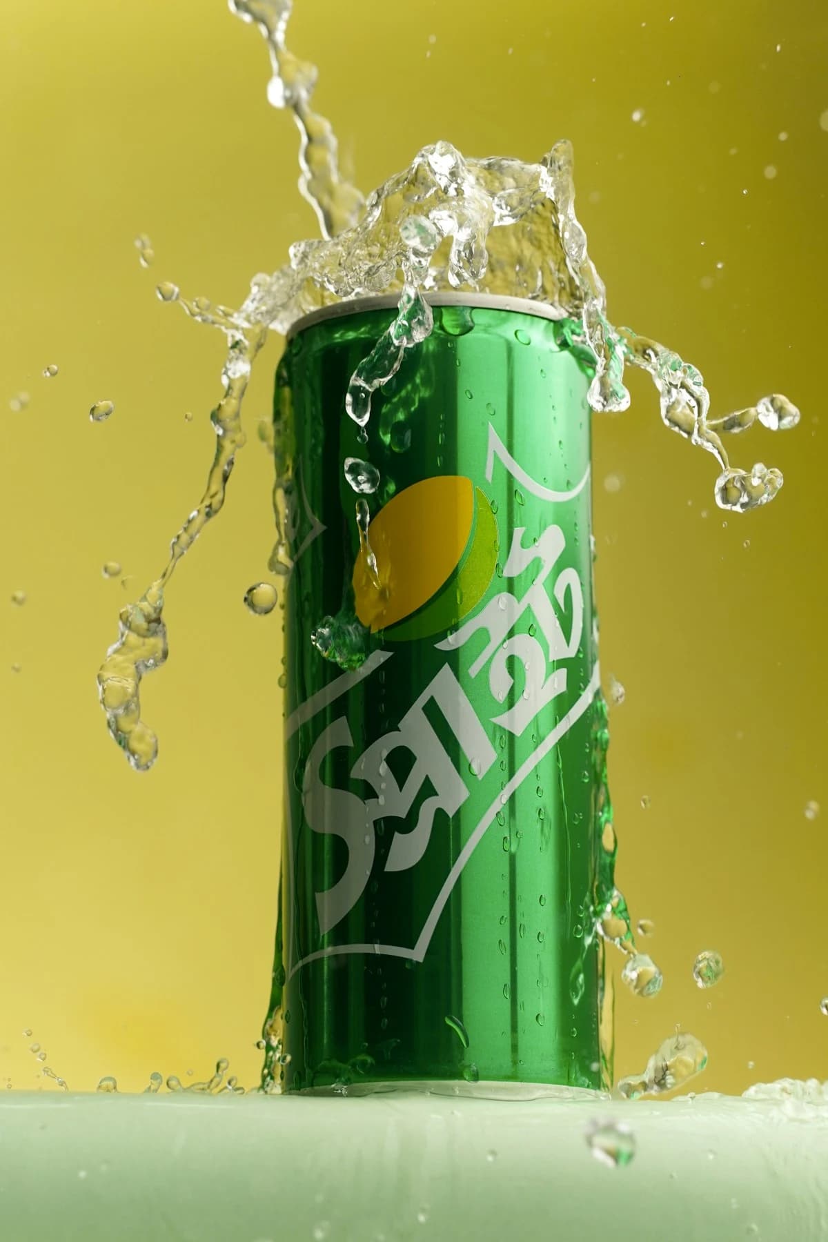 Large bottle of soft drink