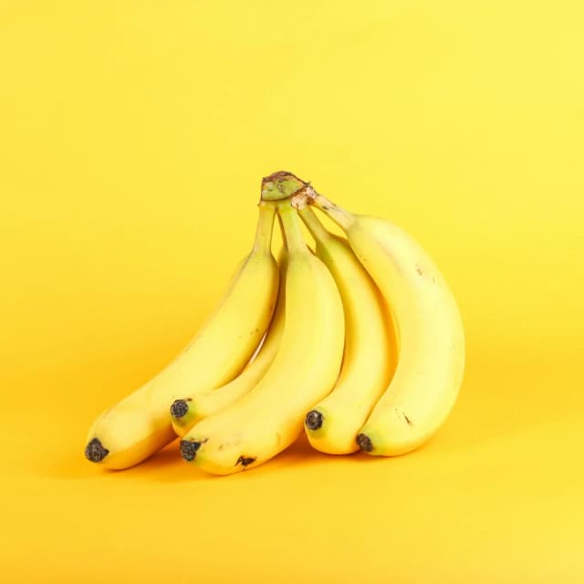 Fresh yellow bananas