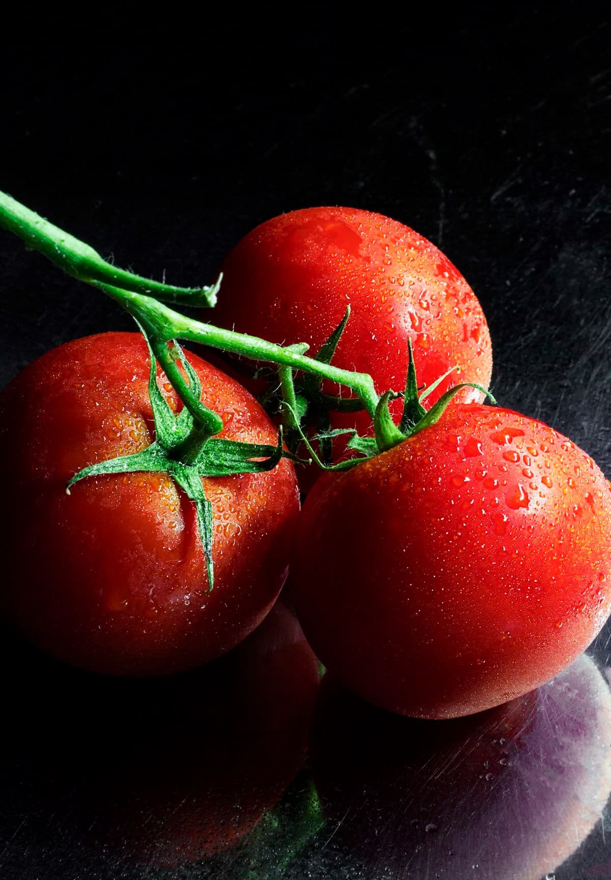 Red ripe tomatoes