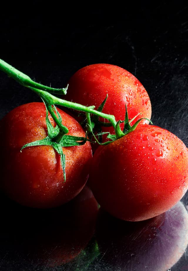 Red ripe tomatoes