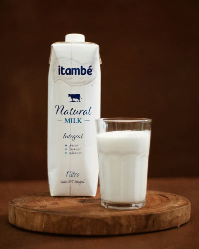 Carton of fresh milk
